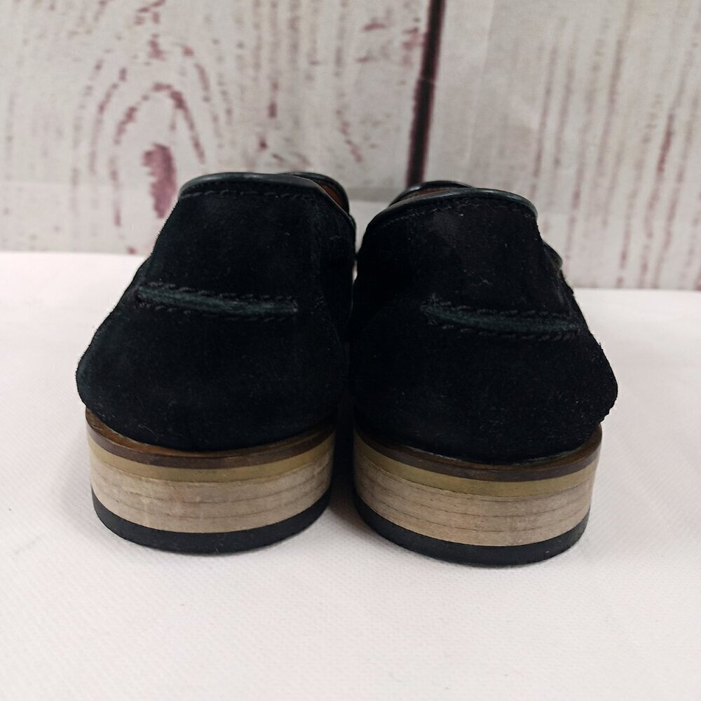 Giorgio Brutini 249371 Mens Black Suede Slip-On Dress Casual Shoes Size 10M - Picture 7 of 15